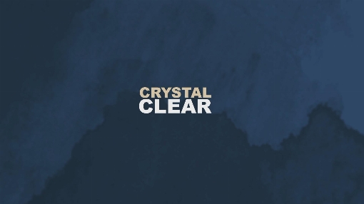 Crystal Clear (Lyric Video)