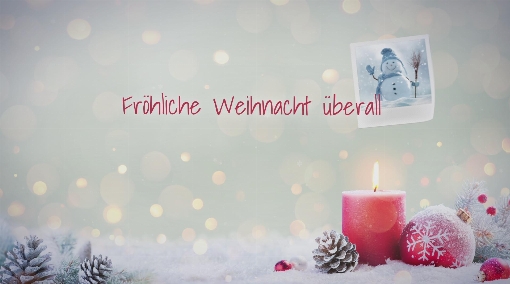 Frohliche Weihnacht uberall (Offizielles Lyric Video)